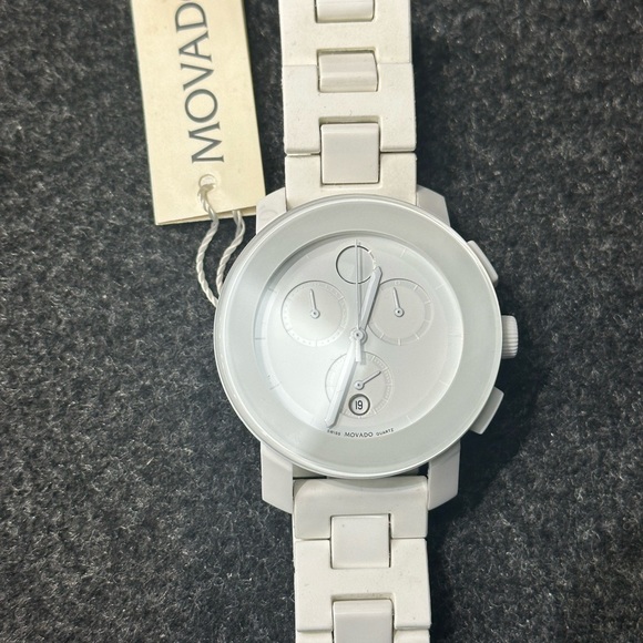 Movado Ion white plated Bold New - Picture 4 of 7